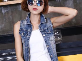 圖 夏季時尚女裝牛仔馬夾外套批發,廠家直銷,一件起批 廣州服裝 鞋帽 箱包