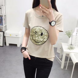 圖 廣州十三行哪里有幾元韓版t恤 工廠尾貨處理印花純棉針織衫批發 廣州服裝 鞋帽 箱包