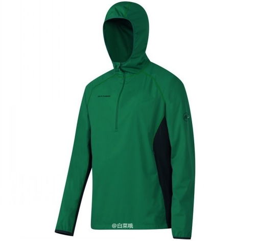 mammut 猛犸象 男士 連帽防風(fēng)軟殼 53.53 到手 485