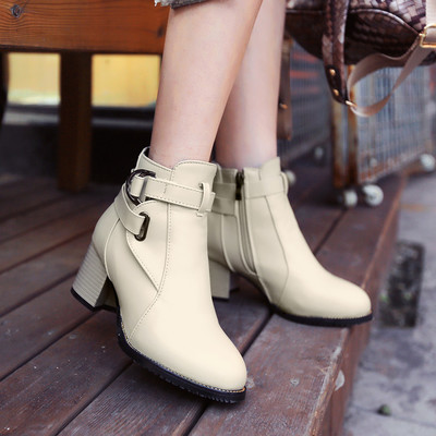 秋季女鞋新款馬丁靴女英倫風(fēng)中跟短靴短筒粗跟靴子大碼43 東材馬丁靴型號(hào)【價(jià)格 圖片 品牌 報(bào)價(jià)】-蘇寧易購(gòu)力盾服飾鞋帽專營(yíng)店